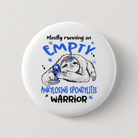 Ankylosing Spondylitis Awareness Montag Band Gesch Button (Vorderseite)