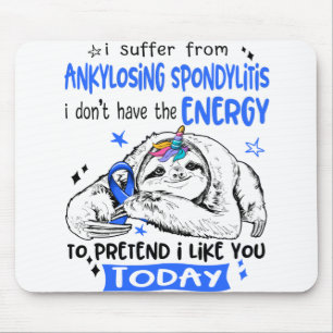 Ankylosing Spondylitis Awareness Montag Band Gesch Mousepad