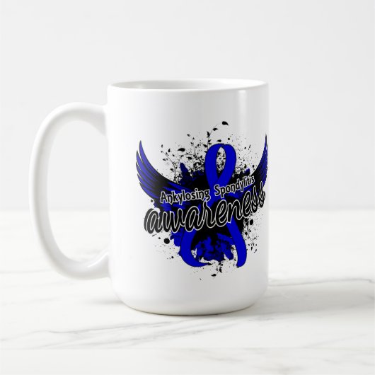 Ankylosing Spondylitis Bewusstsein 16 Kaffeetasse (Links)