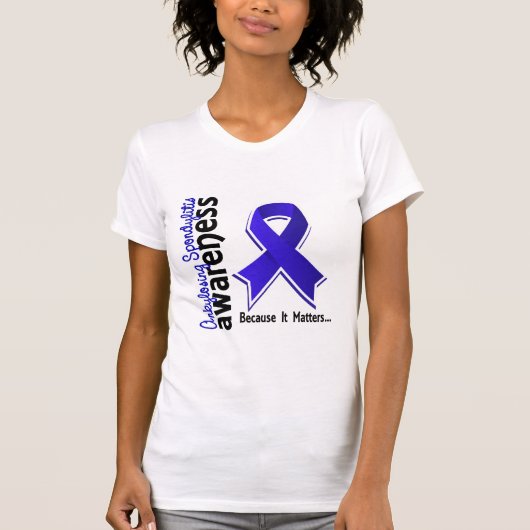 Ankylosing Spondylitis Bewusstsein 5 T-Shirt (Vorderseite)