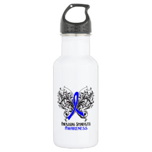 Ankylosing Spondylitis Bewusstseins-Schmetterling Edelstahlflasche