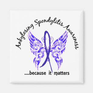 Ankylosing Spondylitis Schmetterling 6,1 Magnet