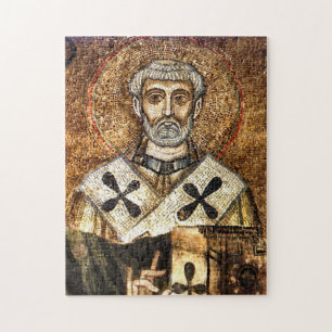Anlage 1 von Rom Byzantinisches Mosaiksymbol Puzzle