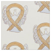 Anlage "Amber Awareness Ribbon Angel" Stoff (Nahaufnahme)