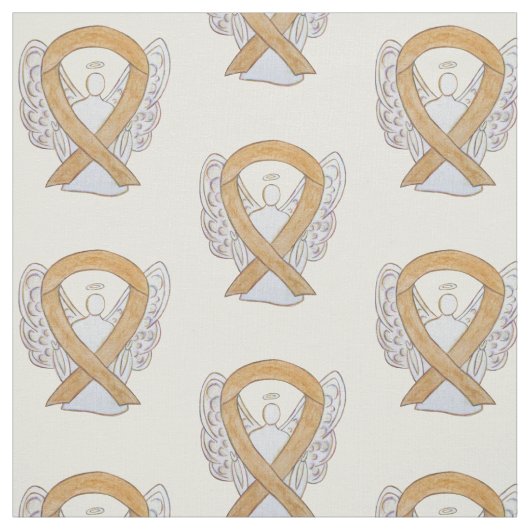 Anlage "Amber Awareness Ribbon Angel" Stoff (Muster)