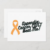 Anlage Krebs kann mich nicht schlagen Postkarte (Vorne/Hinten)