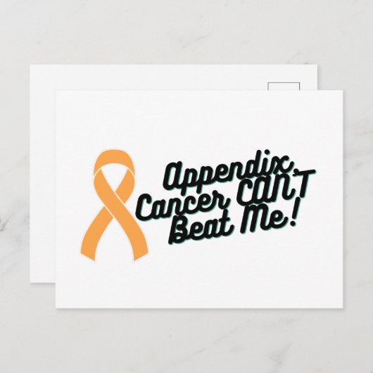 Anlage Krebs kann mich nicht schlagen Postkarte (Vorne/Hinten)