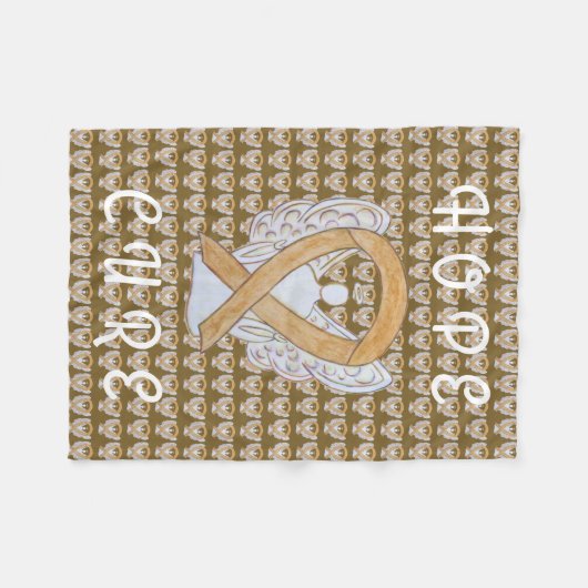 Anlage Krebsbewusstsein, Band-Fleece-Decken Fleecedecke (Vorderseite (Horizontal))