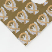 Anlage Krebsbewusstsein, Band-Fleece-Decken Fleecedecke (Ecke)