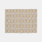 Anlage Krebsbewusstsein, Band-Fleece-Decken Fleecedecke (Vorderseite (Horizontal))