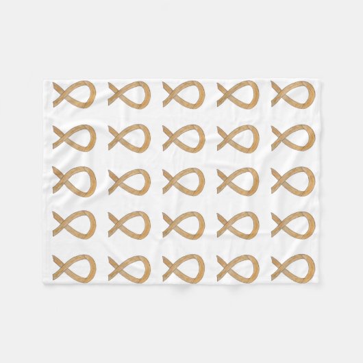 Anlage Krebsbewusstsein, Band-Fleece-Decken Fleecedecke (Vorderseite (Horizontal))