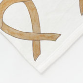 Anlage Krebsbewusstsein, Band-Fleece-Decken Fleecedecke (Ecke)