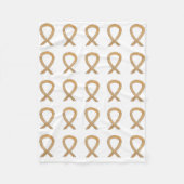 Anlage Krebsbewusstsein, Band-Fleece-Decken Fleecedecke (Vorderseite)