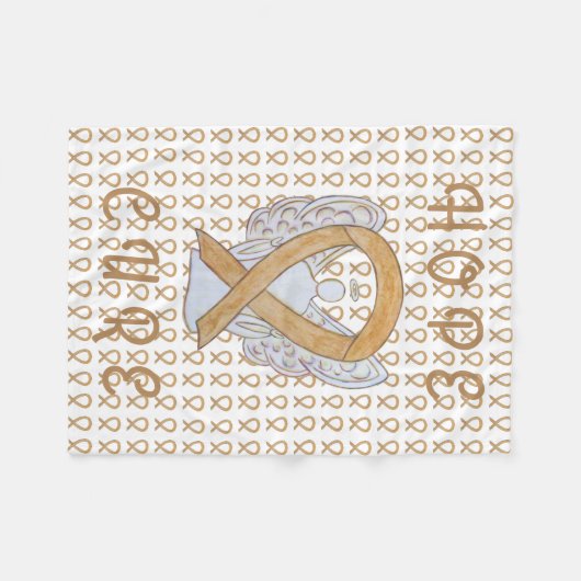 Anlage Krebsbewusstsein, Band-Fleece-Decken Fleecedecke (Vorderseite (Horizontal))