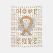 Anlage Krebsbewusstsein, Band-Fleece-Decken Fleecedecke (Vorderseite)