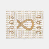 Anlage Krebsbewusstsein, Band-Fleece-Decken Fleecedecke (Vorderseite (Horizontal))