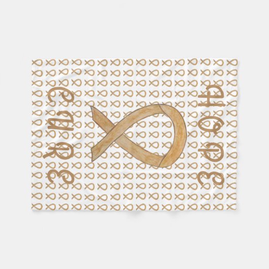 Anlage Krebsbewusstsein, Band-Fleece-Decken Fleecedecke (Vorderseite (Horizontal))