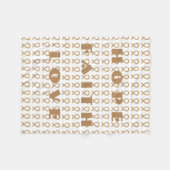 Anlage Krebsbewusstsein Ribbon Chemo Blankets Fleecedecke (Vorderseite (Horizontal))