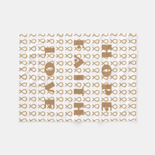 Anlage Krebsbewusstsein Ribbon Chemo Blankets Fleecedecke (Vorderseite (Horizontal))