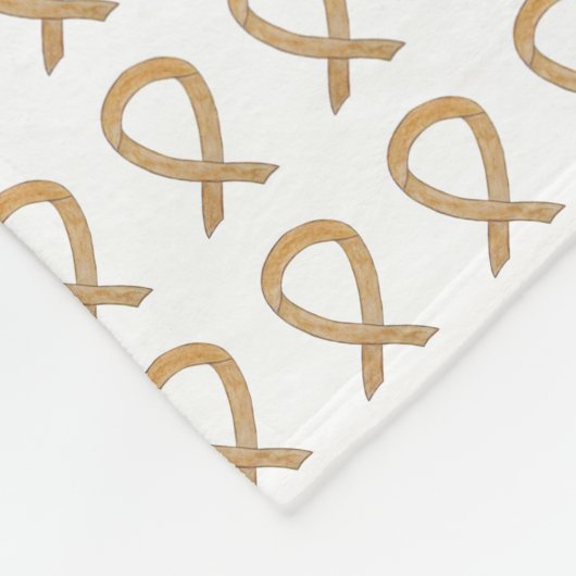 Anlage Krebsbewusstsein Ribbon Chemo Blankets Fleecedecke (Ecke)