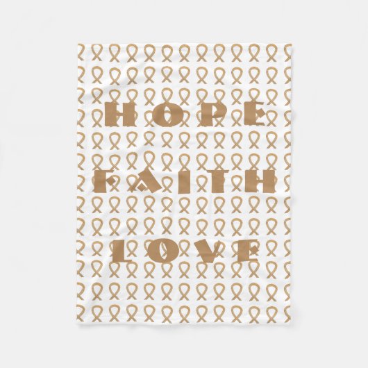 Anlage Krebsbewusstsein Ribbon Chemo Blankets Fleecedecke (Vorderseite)