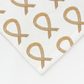 Anlage Krebsbewusstsein Ribbon Chemo Blankets Fleecedecke (Ecke)