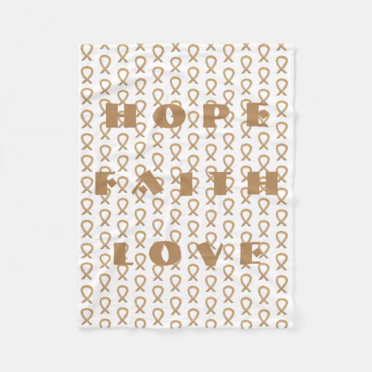 Anlage Krebsbewusstsein Ribbon Chemo Blankets Fleecedecke (Vorderseite)