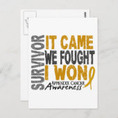 Anlage Krebsüberleben Es kam, dass wir kämpften ic Postkarte (Vorne/Hinten)