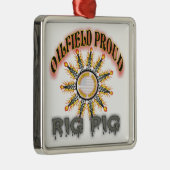 Anlage Pig2 Silbernes Ornament (Rechts)