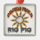 Anlage Pig2 Silbernes Ornament (Vorne)