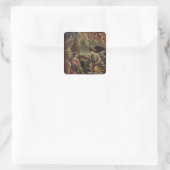 Anlage Quadratischer Aufkleber (Tasche)