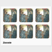 Anlage Quadratischer Aufkleber (Blatt)