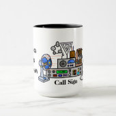 Anlage stellt die Schinken-Kaffee-Tasse her Tasse (Zentrum)