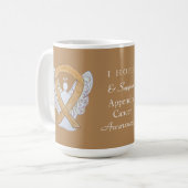 Anlage Tasse des Amber Awareness Ribbon Angel (Vorderseite Links)