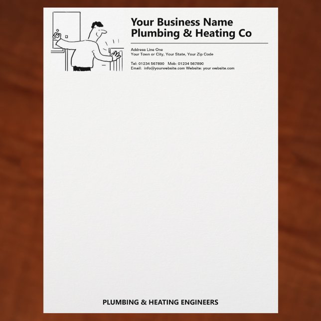 Anlage und Heizbetrieb Letterhead Briefbogen (Von Creator hochgeladen)