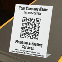 Anlage und Heizung QR Code Design Pedesta
