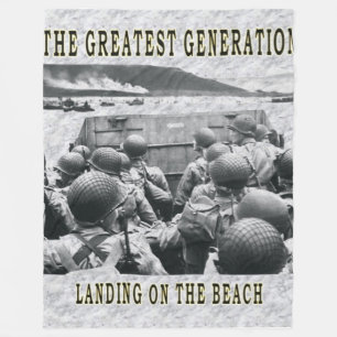 ANLANDUNG AUF DEN STRANDFLÜCHEN FLEECEDECKE