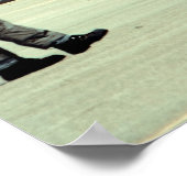 Anlandung des Vogels Poster (Ecke)