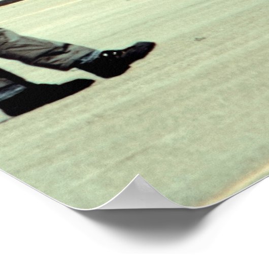 Anlandung des Vogels Poster (Ecke)