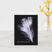 Anlass-kundenspezifischer Gruß danken Ihnen zu Karte (Gelbe Blume)