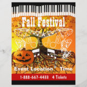 Anlass- oder Herbstfestival Halloween Event-Flyer Flyer (Vorne)