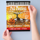 Anlass- oder Herbstfestival Halloween Event-Flyer Flyer (Hand)