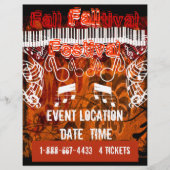 Anlass- oder Herbstfestival Halloween Event-Flyer Flyer (Vorne)