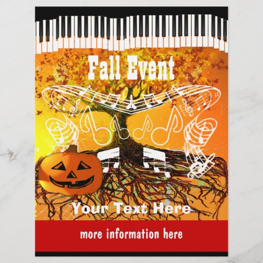 Anlass- oder Herbstfestival Halloween Event-Flyer Flyer (Vorne)