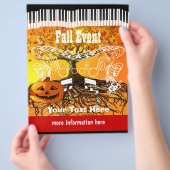 Anlass- oder Herbstfestival Halloween Event-Flyer Flyer (Hand)