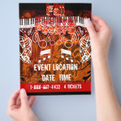 Anlass- oder Herbstfestival Halloween Event-Flyer Flyer (Hand)