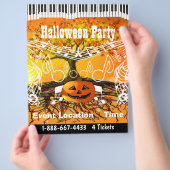 Anlass- oder Herbstfestival Halloween Event-Flyer Flyer (Hand)