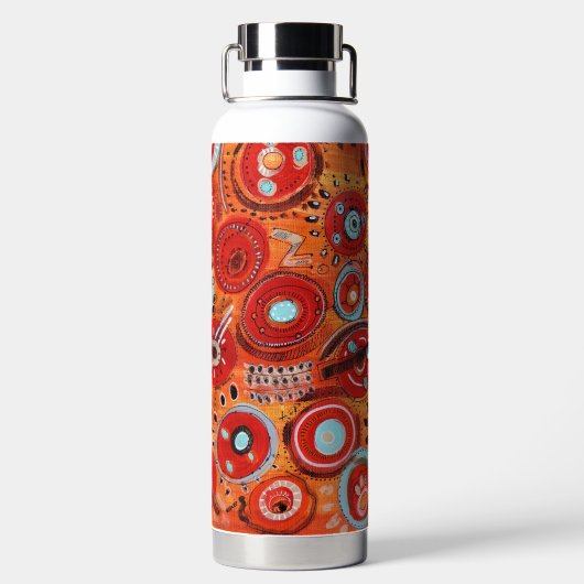 Anlassen der Wasserflasche Trinkflasche (Rückseite)