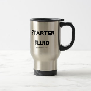 Anlasserflüssigkeit Kaffeetasse