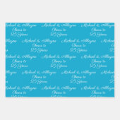 Anlässlich des 25-jährigen Bestehens von Royal Blu Geschenkpapier Set (Vorderseite 3)